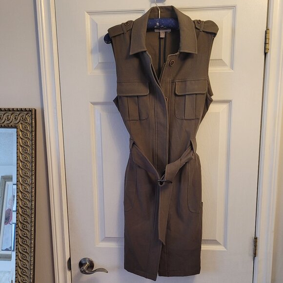 Olivia Palermo + Chelsea28 Trench Dress NWOT! - Picture 7 of 7